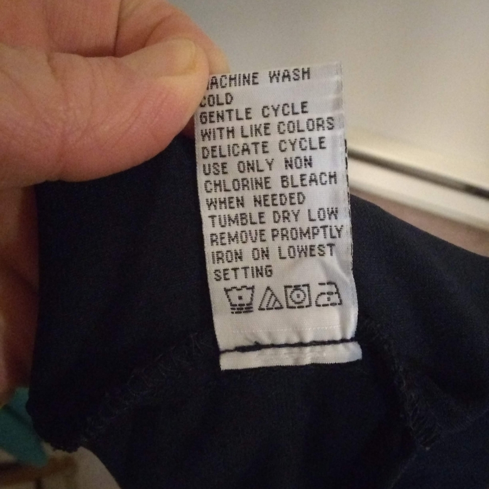 Signature by Sangria keyhole midi navy dress, 8 - Picture 9 of 10